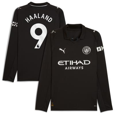 Manchester City PUMA Auswärtstrikot 2025-26 - Langarm mit Aufdruck Haaland 9 Image
