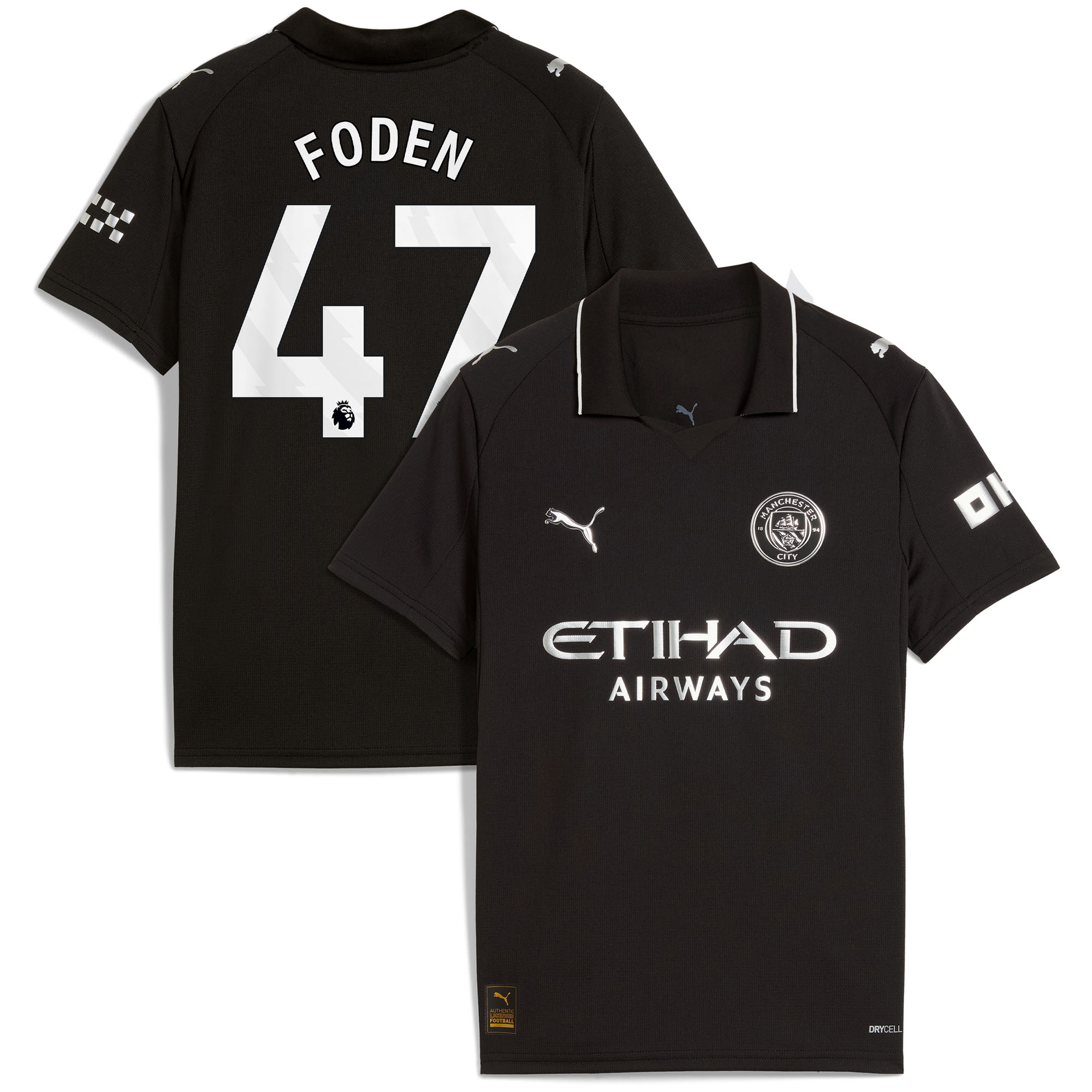Manchester City PUMA Auswärtstrikot 2025-26 - Kinder mit Aufdruck Foden 47 Image