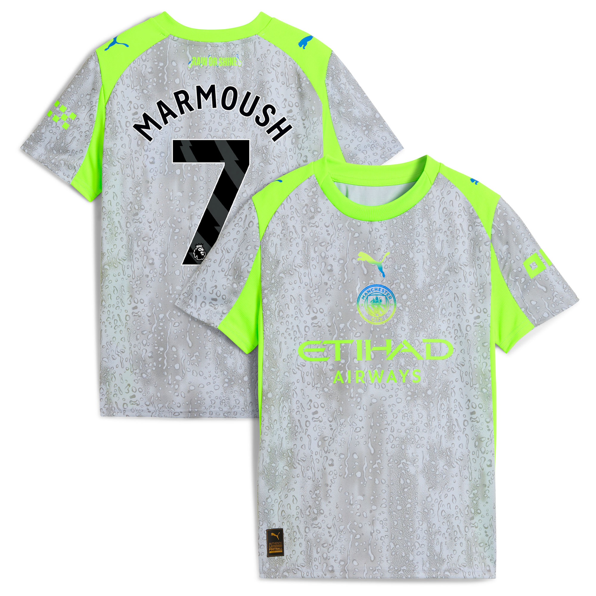 Manchester City PUMA Ausweichtrikot 2025-26 - Kinder mit Aufdruck Marmoush 7 Image