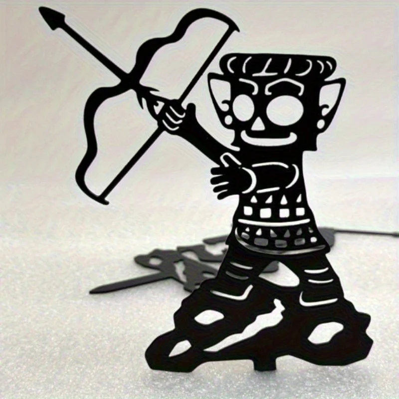 Modischer Camping-Moskitospulenhalter aus Eisen | Primitives AB-Design | Halloween- und Weihnachtsgeschenk Image