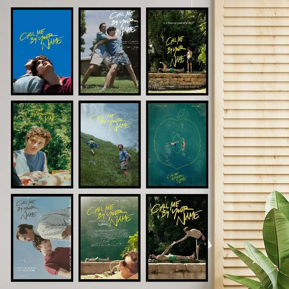 Call Me By Your Name Vintage-Poster, klebrige Whitepaper-Drucke, Poster, Kunstwerke, Poster, Wandaufkleber Image