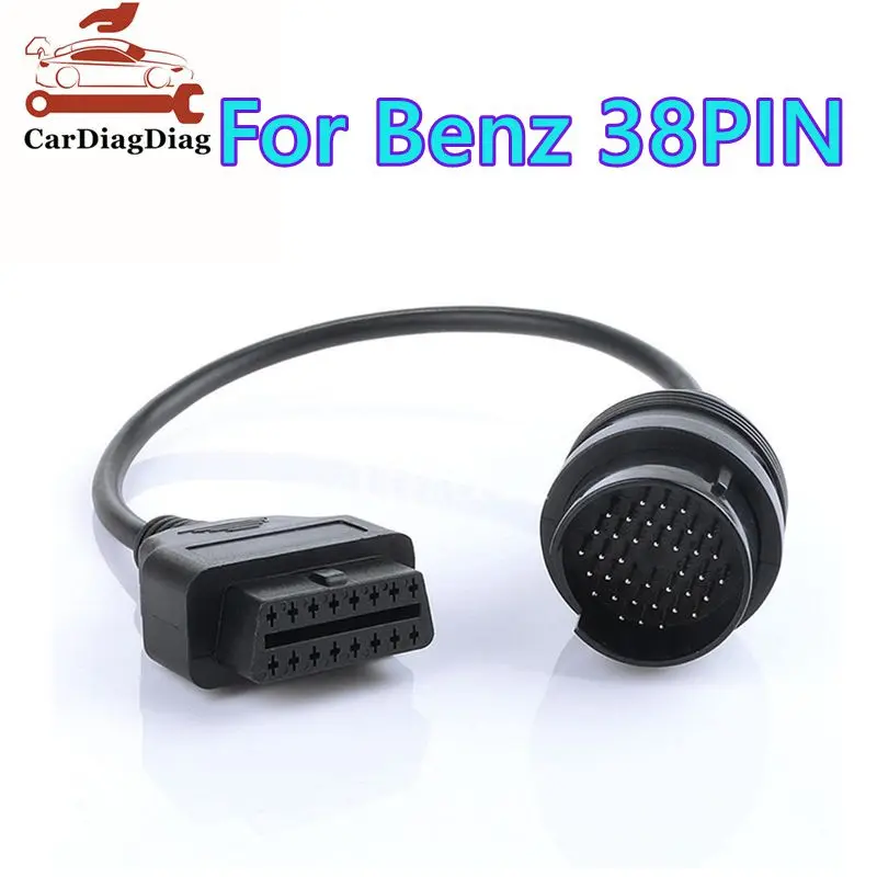 Diagnosekabel für BENZ 38PIN Stecker auf OBD OBD2 16Pin Buchse für MB 38 Pin Autokabel für alte Fahrzeuge Image