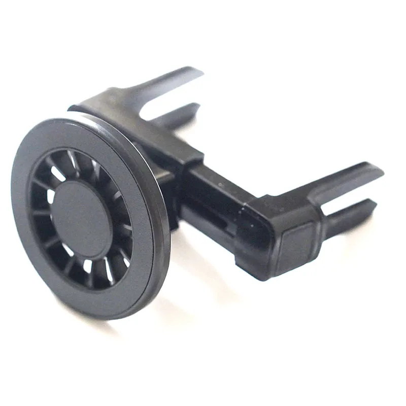 Support magnétique pour téléphone de voiture, fixation ronde sur grille d'aération, compatible Magsafe, support universel pour smartphone, clip de fixation sur grille d'aération de voiture.