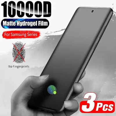 3Pcs Matte Hydrogel Film Für Samsung S24 S23 S22 S21 Ultra Plus S20 FE Screen Protectors Für Galaxy Note20 a33 A73 A53 5G A13 4G