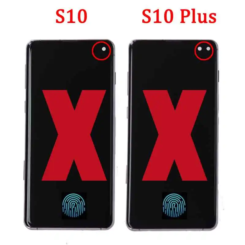 Écran pour Samsung S10 Plus S10 + G975 G975F écran Lcd écran tactile numérique avec cadre pour assemblage Samsung S10 G973