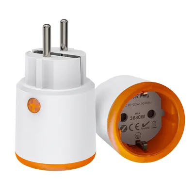 Tuya EU Smart Plug 16A Zigbee 3.0 Smart Plug Steckdose mit Power Monitoring App Steuerung Arbeit mit Alexa Google Assistant