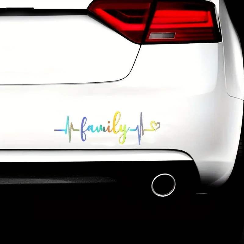 1PC Familylove Auto Aufkleber Wasserdichte Auto Dekoration Körper Stoßstange Fenster Glas Aufkleber Aufkleber Image