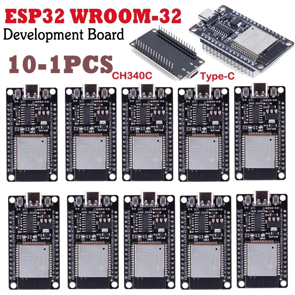 ESP-WROOM-32 ESP32 Bluetooth Wifi Dual Core ESP32-S ESP32 30-poliges Entwicklungsboard CP2102 Typ C ESP 32 Nodemcu Bluetooth-Modul Image