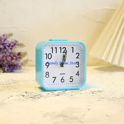 P0UF Simple Alarm Clock Multipurpose Decorative Clock Ornament Crafts Accessory for Children Girl Boys Bedroom Decoration