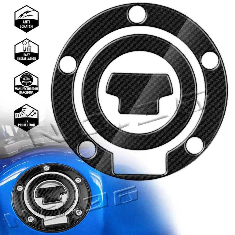 3D Moto Tappo Del Serbatoio Del Carburante Adesivo In Fibra di Carbonio Decalcomanie di Protezione Per Yamaha YZF R1 R6 MT07 MT09 Tracer 700 900 FZ1 FZ6 FZ8