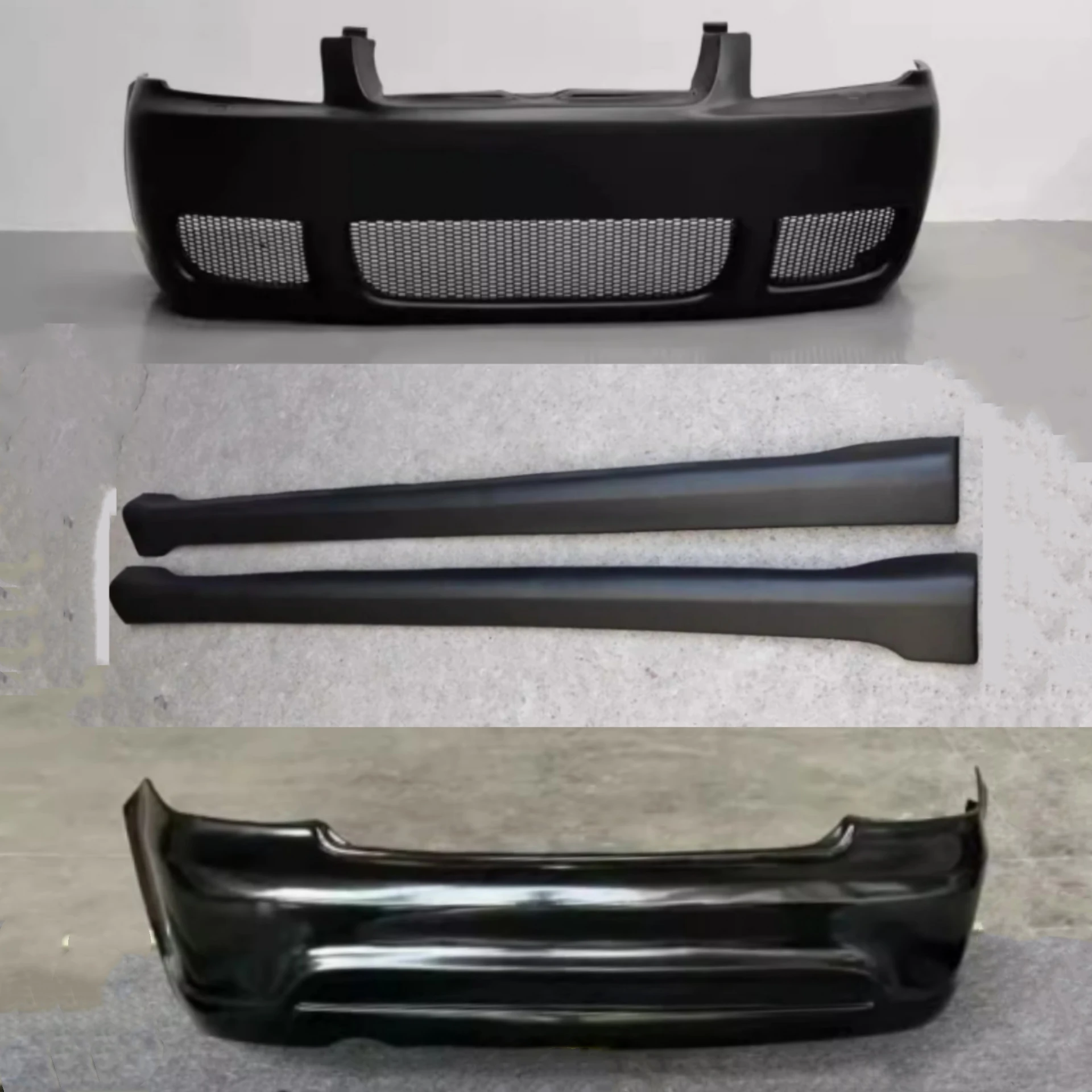 Vorne Hinten Stoßstange Seite Rock für Volkswagen vw Bora 2002-2006 Modifizierte R Stil Unlackiert Body Kit Auto Zubehör Image