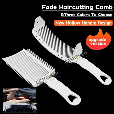 Verblassen Kamm profession elle Friseur Clipper Mischung Flat Top Haars chneidekamm für Männer hitze beständige verblassen Kämme Salon Styling-Tool