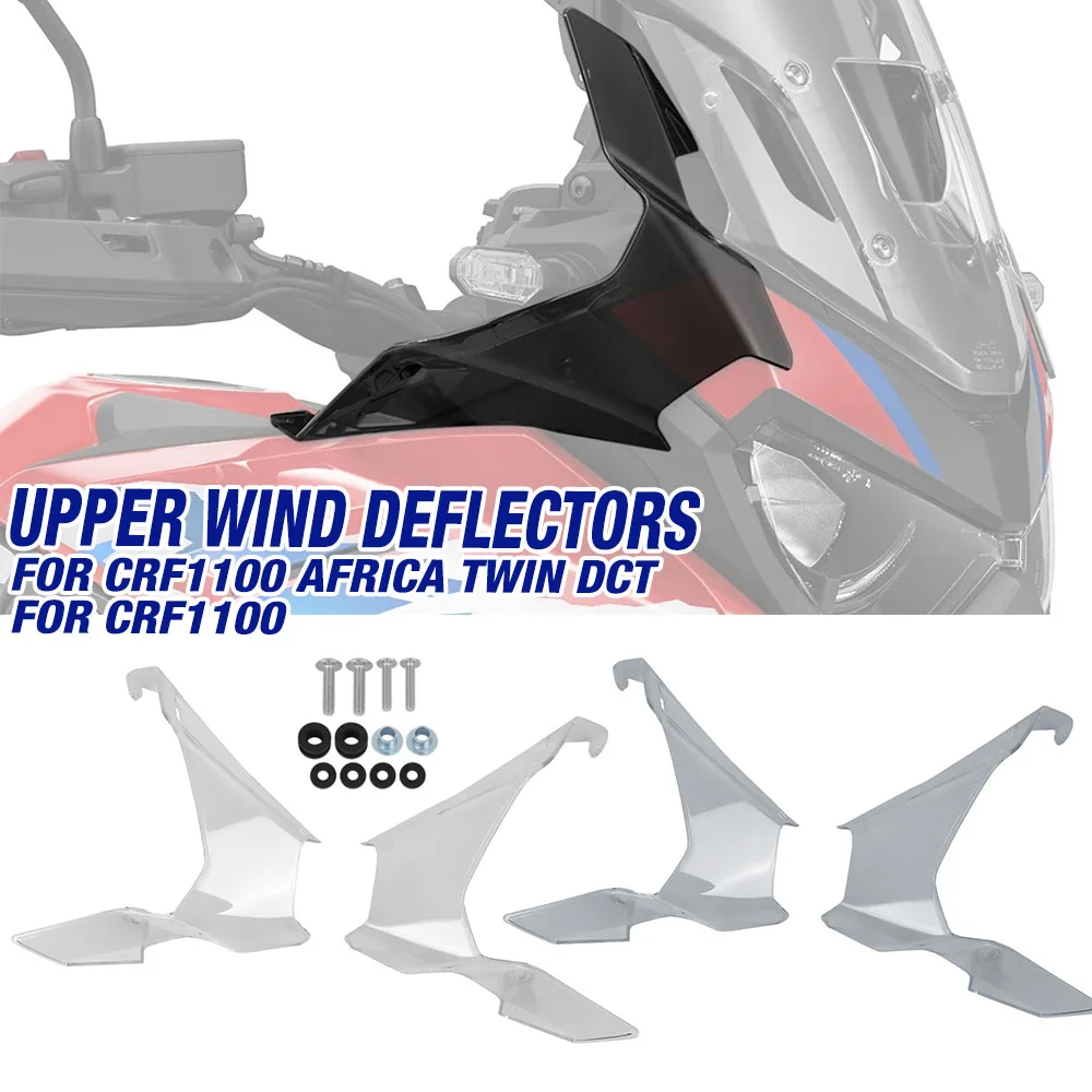 Obere Windabweiser für Honda Africa Twin 1100 DCT CRF1100L CRF1100 CRF 1100L 24-25 Seitenverkleidungen Abdeckung Frontspoiler Windschutzscheibe Image