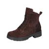 Schnürstiefelette WALDLÄUFER "K-ZOE", Damen, Gr. 6 (39), braun (dunkelbraun), Veloursleder, Nappaleder, unifarben, klassisch, Schuhe, Winterboots, Schnürboots, Komfortweite K