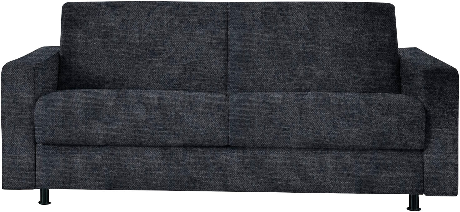Schlafsofa BALI "Messina", anthrazit, B:215cm H:84cm T:100cm, 100%Polyester, Sofas, Schlafsofa, Dauerschläfer in 140 und 160er Breite. 3 Matratzen zur Auswahl Image
