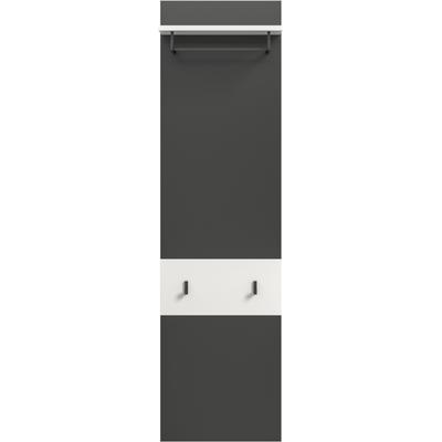 Garderobenpaneel INOSIGN, basalt grau nb, weiß nb, B:45cm H:165cm T:29cm, Garderobenpaneele, Paneel, Wandboard, Garderobe, Garderobenleiste, Garderobenboard Image