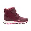 Winterstiefel TROLLKIDS "KIDS HAFJELL WINTER BOOTS", Gr. 33, rosa (rotwood, magenta), Synthetik, Textil, sportlich, Schuhe, wasserdicht, Klettverschluss, reflektierende Details