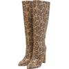 Stiefel BUFFALO "Buffalo JULY BOOT HI - VEGAN NAPPA", Damen, Gr. 39, cream, beige snake, Kunstfaser, Schuhe