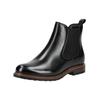 Stiefelette TAMARIS "Tamaris Stiefelette Leder/Textil", Damen, Gr. 42, schwarz, Leder, Textil, casual, Schuhe