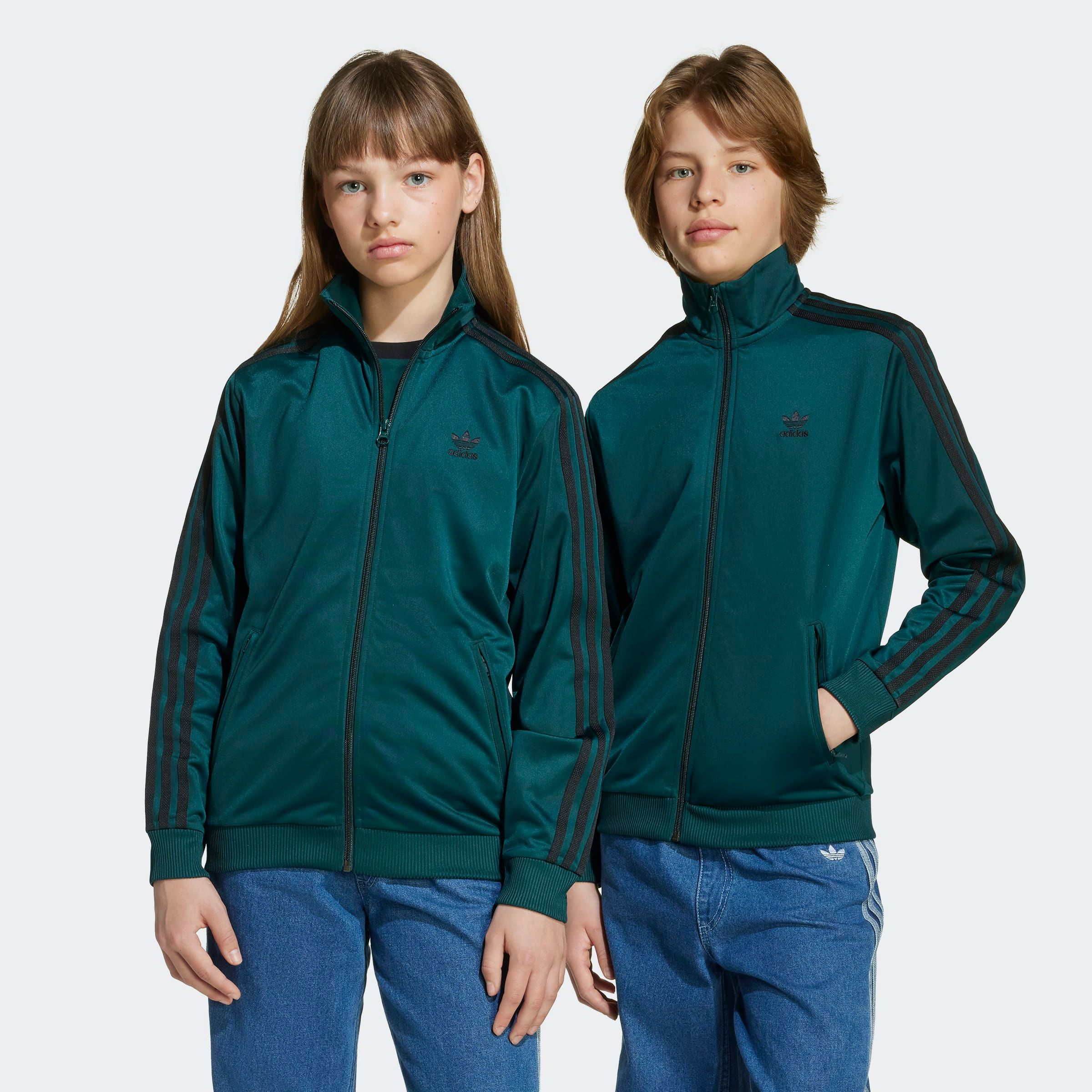 Trainingsjacke ADIDAS ORIGINALS "FIREBIRD TOP", Kinder, Gr. 140, aurora ivy, Obermaterial: 100% Polyester, normal, Jacken Image
