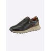 Sneaker HEINE, Damen, Gr. 41, braun (schwarz, braun), Leder, Rindsleder, Glattleder, Textil, modisch, Schuhe