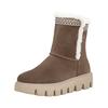Stiefelette RIEKER "Rieker Stiefelette Leder", Damen, Gr. 41, braun (dunkelbraun), Leder, casual, Schuhe