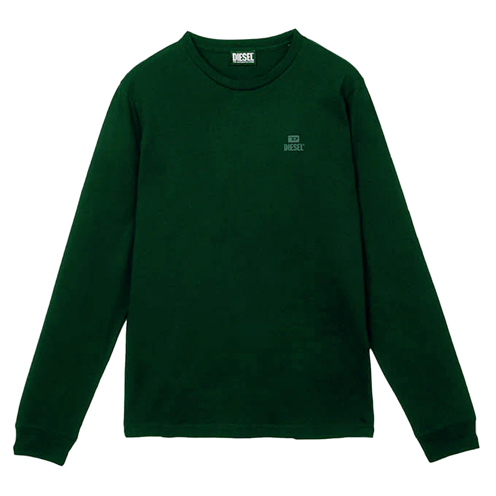Diesel - T-Shirt für Herren/Damen Unisex, Langärmlig (Tannengrün) Image