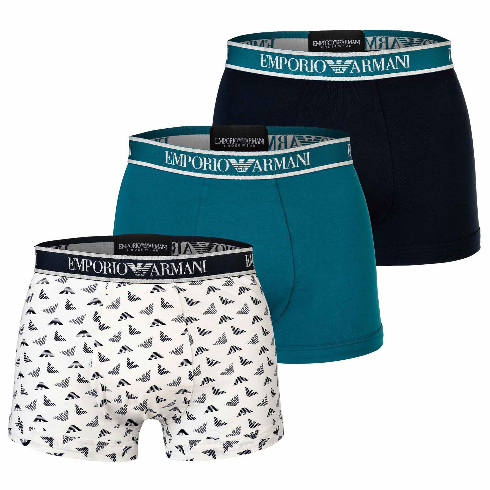 Emporio Armani 3 Pack Trunk Core Logoband Boxershort Image