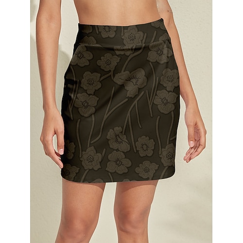 Damen Tennisröcke Golf-Röcke Dunkelgrün Rock Damen-Golfkleidung, Kleidung, Outfits, Kleidung Image