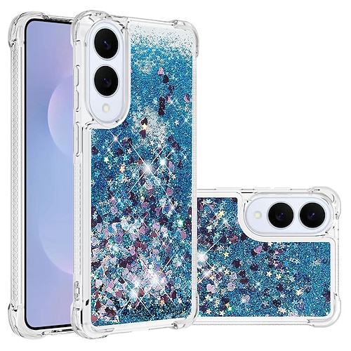 Handy Hülle Handyhüllen Für Samsung Galaxy S25 S24 S23 S22 Plus Ultra A56 A36 A26 A16 A55 5G A35 5G Brieftaschenhülle Bling Glitzer glänzend Stoßfest Farbverläufe PC Image
