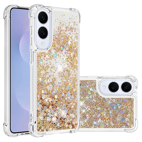 Handy Hülle Handyhüllen Für Samsung Galaxy S25 S24 S23 S22 Plus Ultra A56 A36 A26 A16 A55 5G A35 5G Brieftaschenhülle Bling Glitzer glänzend Stoßfest Farbverläufe PC Image