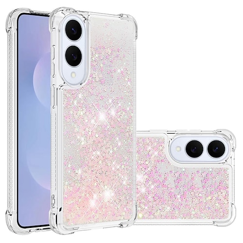 Handy Hülle Handyhüllen Für Samsung Galaxy S25 S24 S23 S22 Plus Ultra A56 A36 A26 A16 A55 5G A35 5G Brieftaschenhülle Bling Glitzer glänzend Stoßfest Farbverläufe PC Image