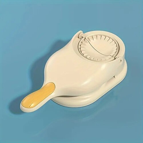 2-in-1-Teigtaschenformer – automatische und manuelle Teigpresse für selbstgemachte Teigtaschen, Eierknödel, gedämpfte Teigtaschen und Wan-Tan-Form für die Küche Image