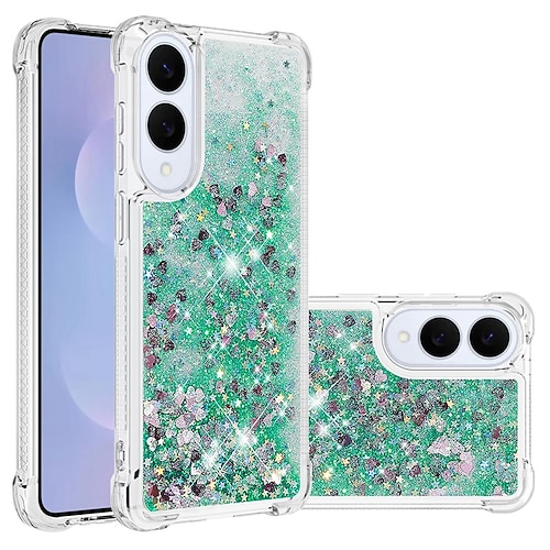Handy Hülle Handyhüllen Für Samsung Galaxy S25 S24 S23 S22 Plus Ultra A56 A36 A26 A16 A55 5G A35 5G Brieftaschenhülle Bling Glitzer glänzend Stoßfest Farbverläufe PC Image