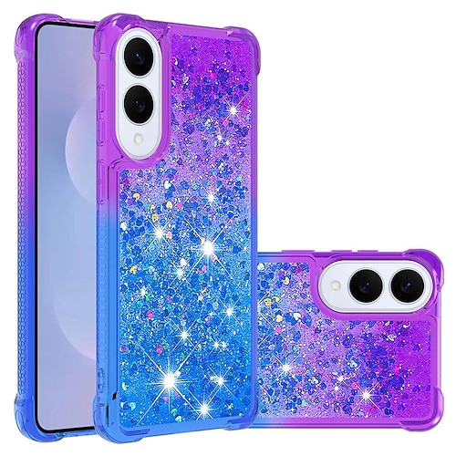 Handy Hülle Handyhüllen Für Samsung Galaxy S25 S24 S23 S22 Plus Ultra A14 A34 A54 A24 A73 A53 Rückseite Bling Glitzer glänzend Stoßfest Farbverläufe PC Image
