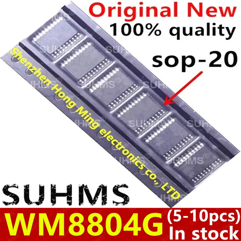 (5-10piece)100% New WM8804GEDS/RV WM8804GEDS WM8804G WM8804 sop-20 Chipset