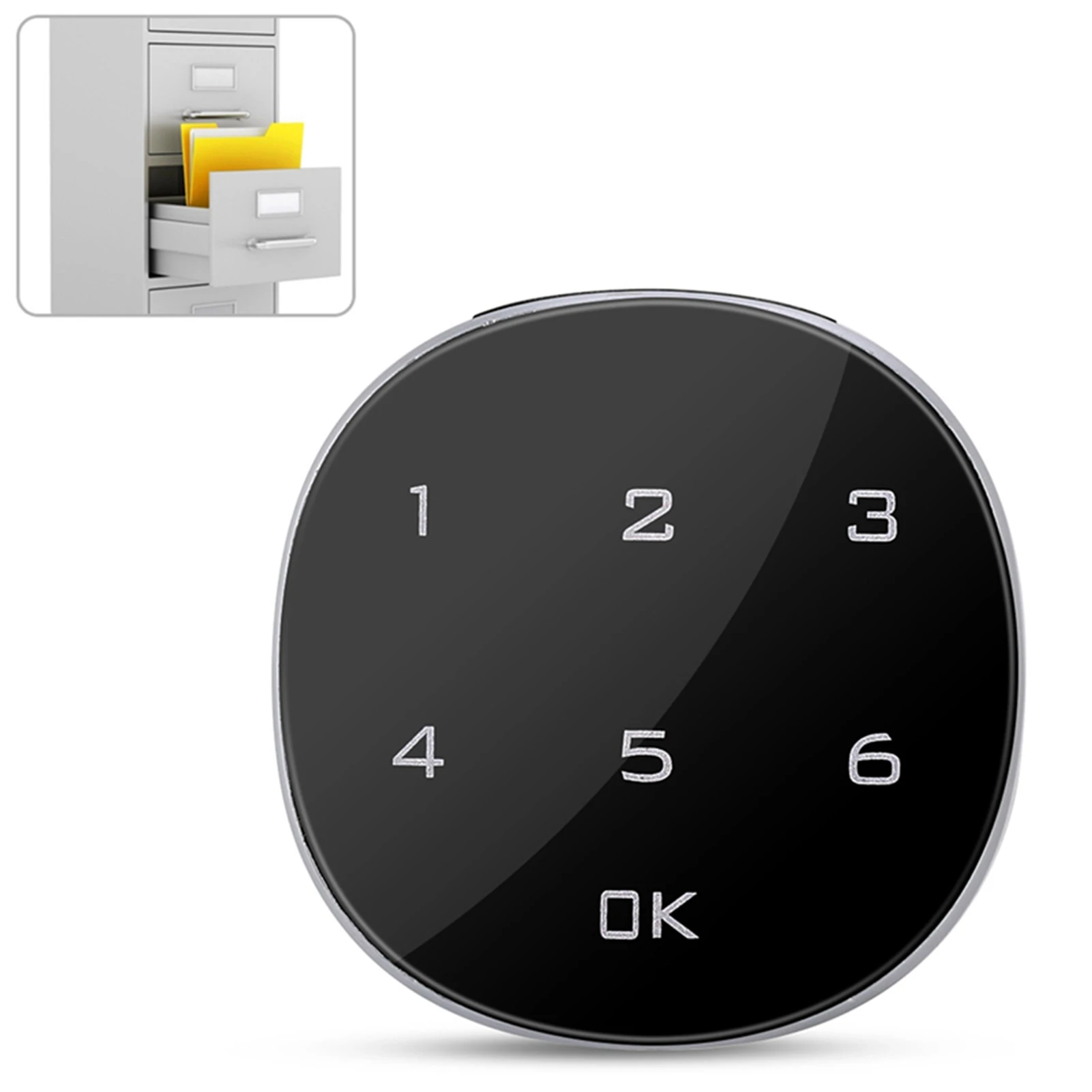 Schranks chloss Zink legierung schloss digitales elektronisches Passwort codiertes Schloss für Schrank Mailbox Datei Sauna Schublade Image