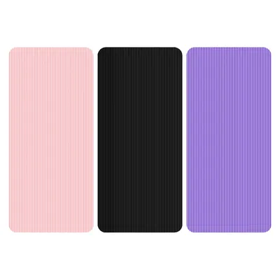Yoga Mat Pilates Floor Mat 10mm Thick Solid Color Fitness Mat 72x23.8in Yoga Workout Mat Multi-Function for Home Gym