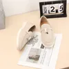 Sommer Wildleder Leder Slip-On Loafers runde Kappe Flache Schuhe Männer Frauen Casual Mokassin Bequeme Pantoletten Faule Frauen Schuhe