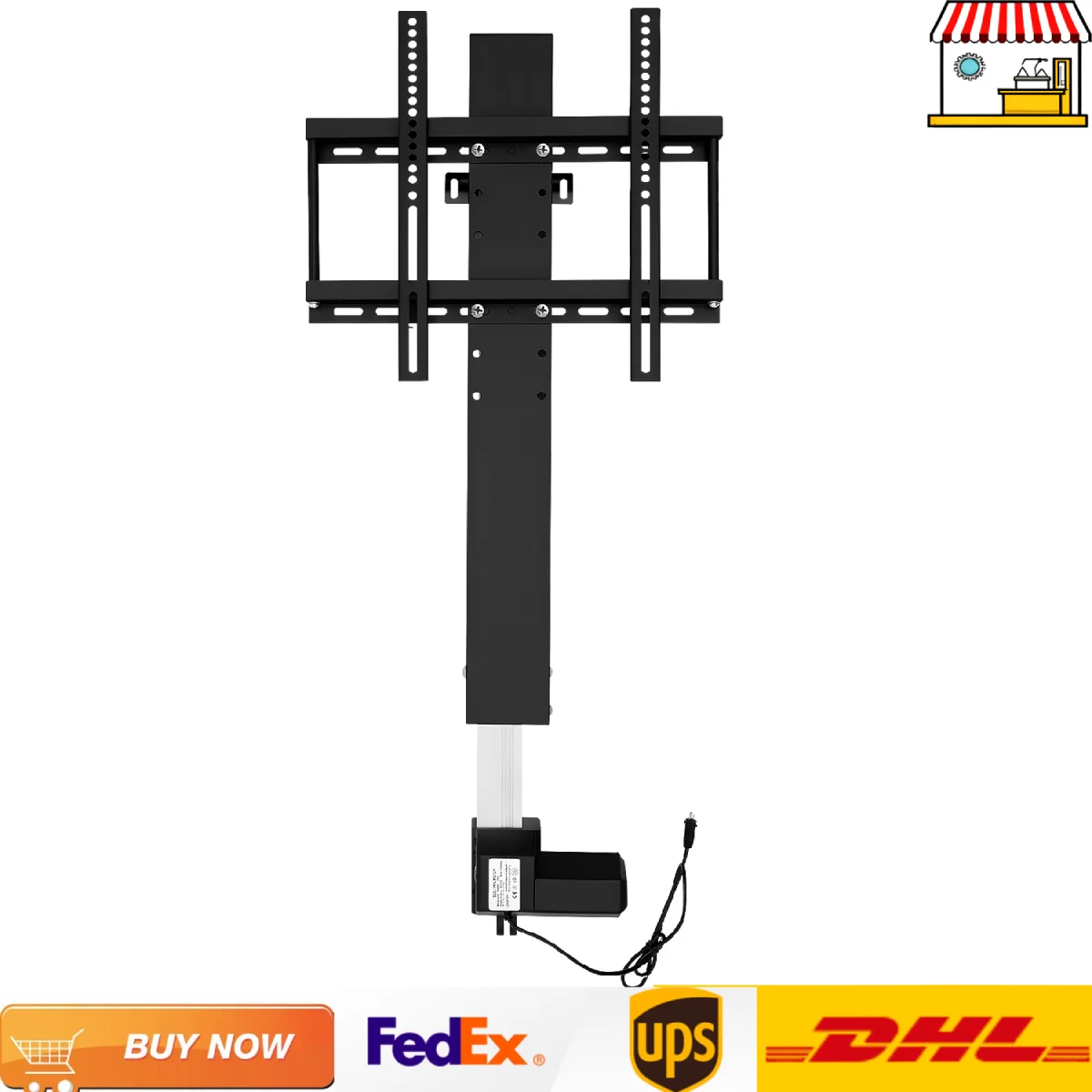 700 mm motorisierter TV-Lift für 26-57 Zoll Fernseher | Höhenverstellbarer TV-Ständer zur Wandmontage | Halterung für TV-Lift mit Fernbedienung