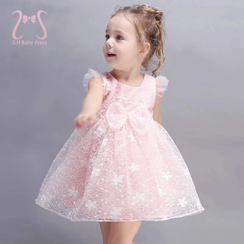 Sommer Kleinkind Mädchen Prinzessin Abendkleid Bogen Ärmelloses Kinder Kostüm Baby Geburtstag Party 0 Zu 3 Jahre Alt Kinder Kleidung Image