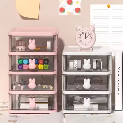 Countertop Storage Box, Makeup Storage Container, Desktop Drawer Type Storage Box, Hair Accessories Sundries Storage Rack