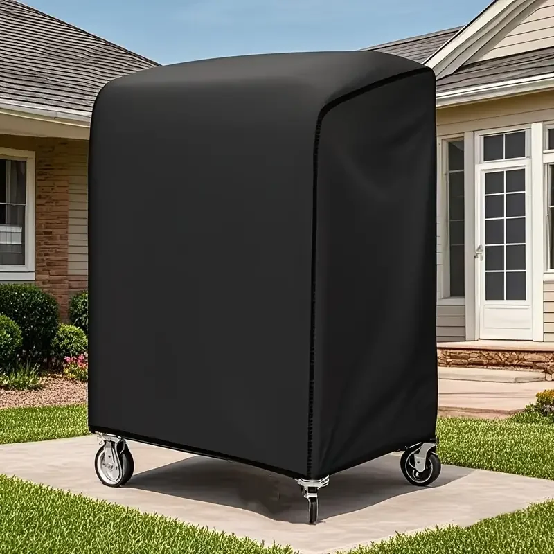 1 Stück 210D Oxford Tuch BBQ quadratischer Grill wasserdichte Abdeckung, Grillabdeckung BBQ-Abdeckung Image