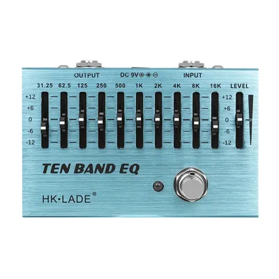 HK.LADE SA-01 Controller Equalizer Gitarre Effekte Pedal 10-Band E-gitarre Pedal Effekt EQ Pedale True Bypass Gitarre Werkzeuge