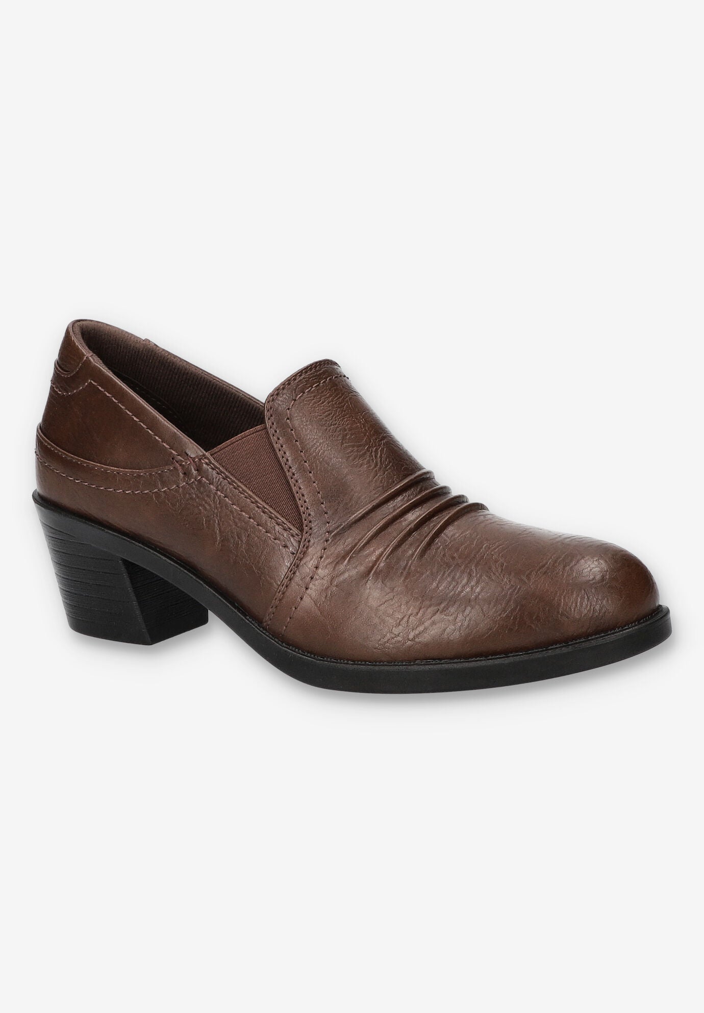 Wide Width Women's Joplin Comfort Shootie by Easy Street in Tan (Size 8 W)
