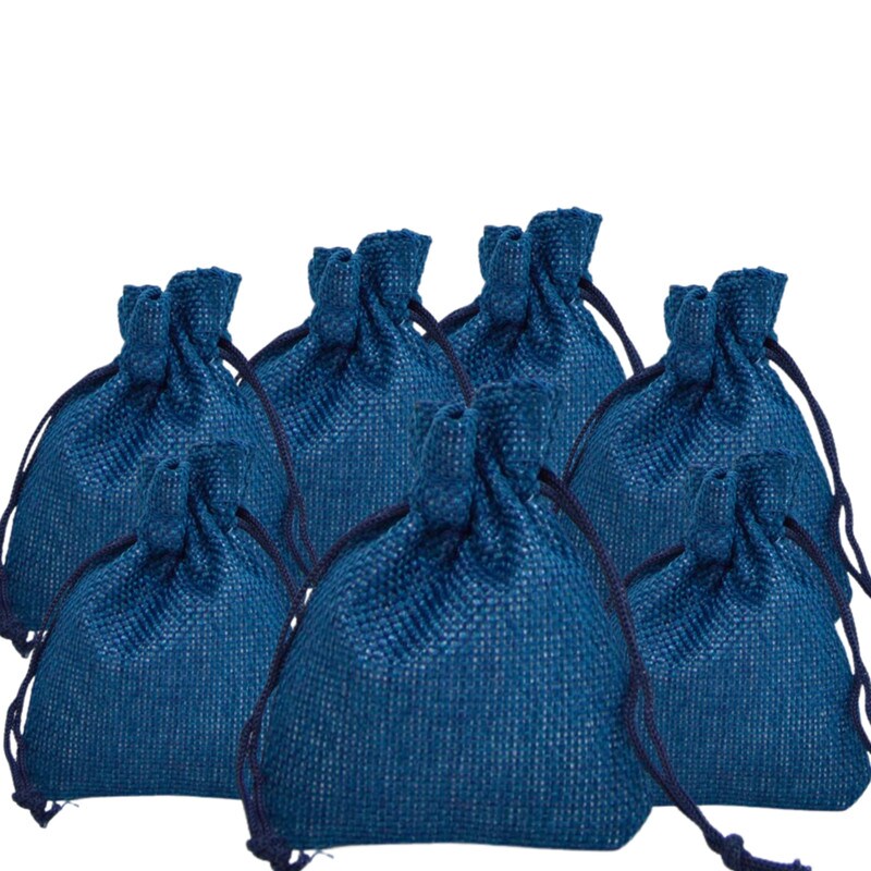 Espírito rebelde Jutesäckchen Navy Blue 10x14 cm Set 20x Image