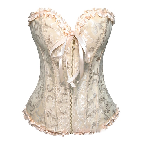Per donna Corsetto modellante per la vita Intimo Modellante Corsetto sexy Sexy Dolce Colore Puro Senza schiena Vacanza Feste Streetwear Senza Maniche Corsetto Nero Bianco Beige Primavera Autunno