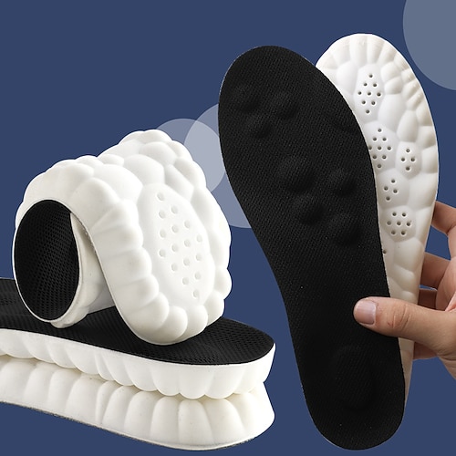 3 paia di solette ortopediche rivoluzionarie con tecnologia 4D Cloud, solette super morbide e ultra comode, solette per scarpe sportive 4D, solette massaggianti con agopuntura per il