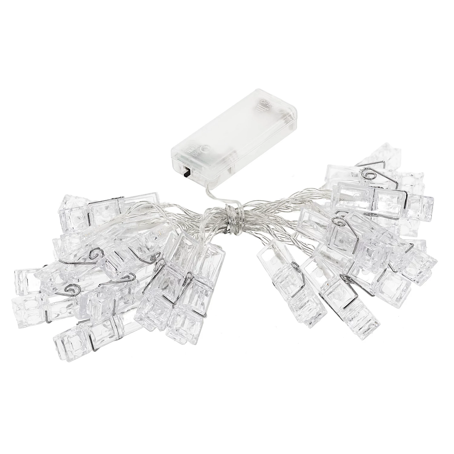 Guirlande LED avec pinces