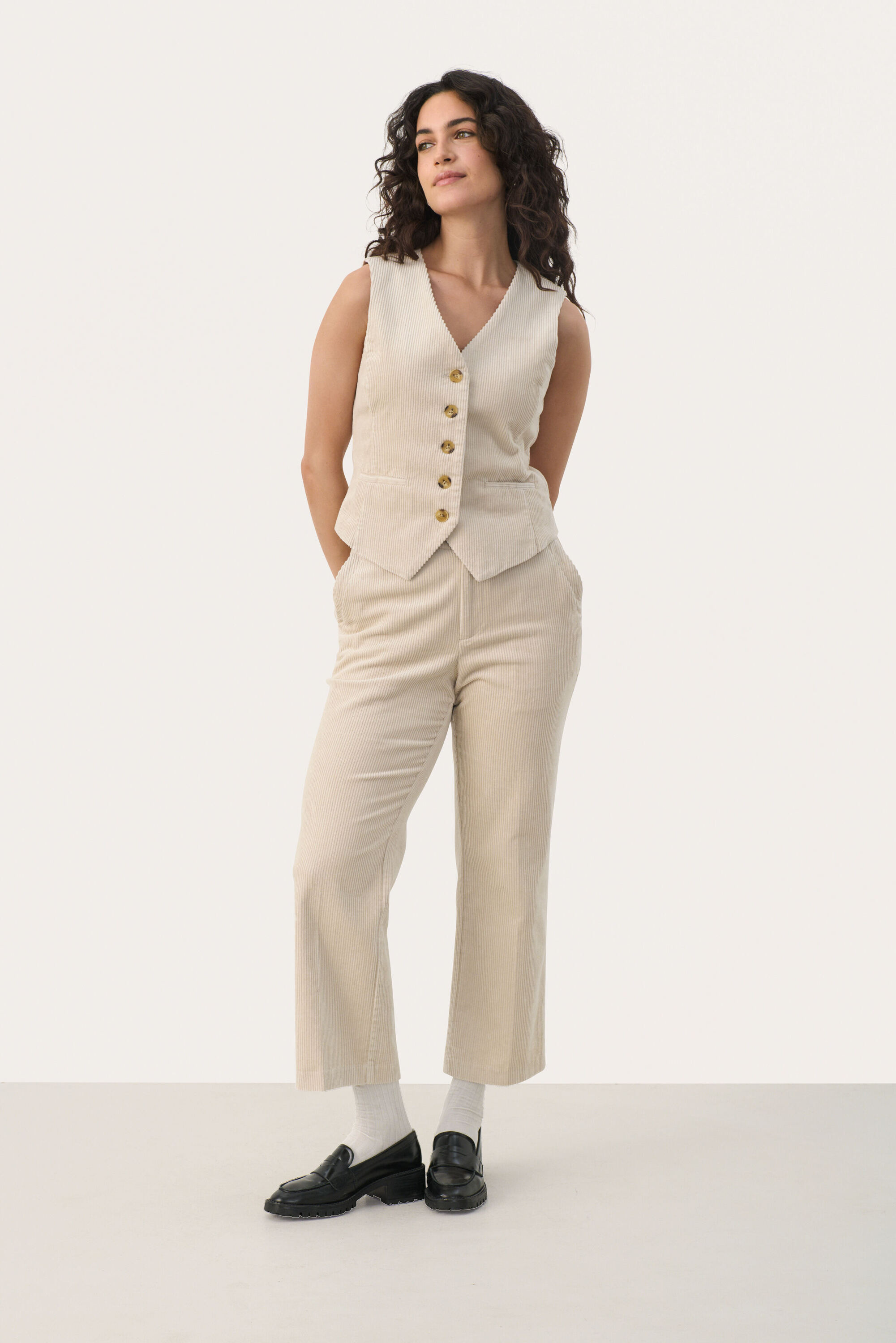 Casual Hose Classic fit French Oak beige Image